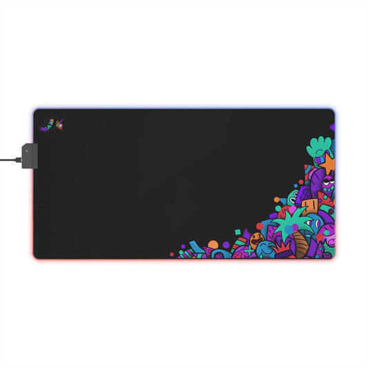 Doodle LED Gaming Mouse Pad